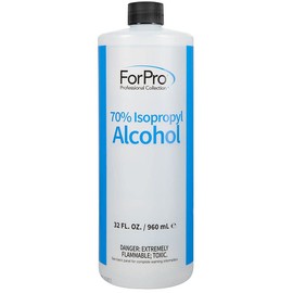 ForPro Professional Collection 70% Isopropyl Alcohol (IPA), Pure & Unadulterated Concentrated Alcohol, 1 Gallon, 32 Fl Oz (Pack of 4)