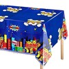 Roaring Good Time Superhero Birthday Party Tablecloth Super Theme Hero