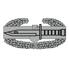 Bent Wookie Combat Action Badge Decal 3.5 Inch Wide - US Army - Made in and Ships from USA