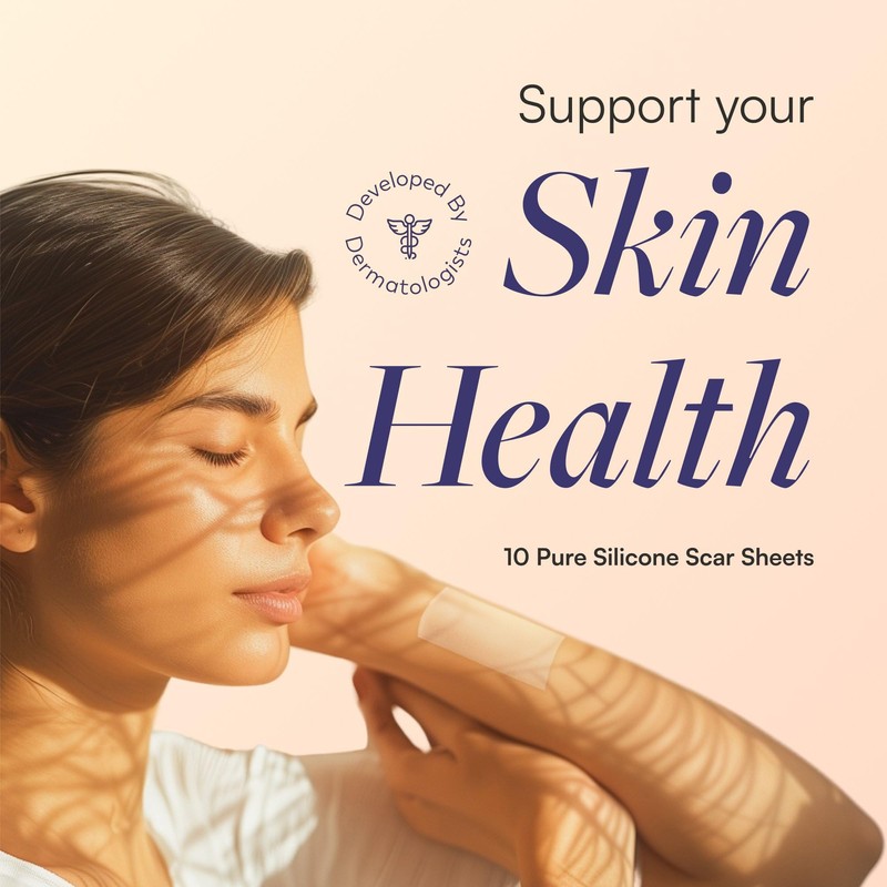 Scar Smart Scar Sheets - Scar Cream Strips for Surgical