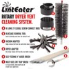 Gardus RLE30 LintEater Rotary Dryer Vent Cleaning System, Removes Lint,