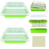 Legigo 2 Pack Seed Sprouter Trays with Lids- Soil-Free Cultivation