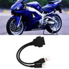 3pin 4pin Motorcycles OBD OBD2 Adapter Cable Easy Fault Detection