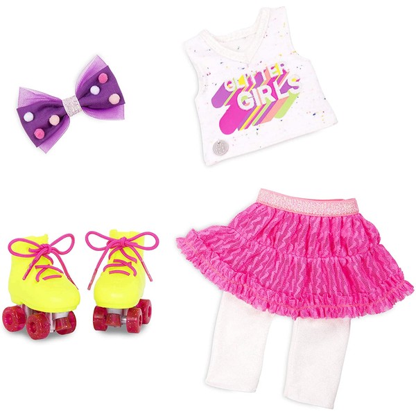Glitter Girls by Battat – Roller Skating Fun – 14" Deluxe Doll Outfit with Roller Skates – Toys, Clothes, & Accessories for Girls Ages 3 & Up