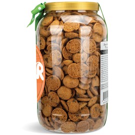 100 North Oh Sugar! Sweets! Delicious Mini Chocolate Chip Cookies in 1 Gallon Giftable Decorative Jar Container, Best Sister Ever