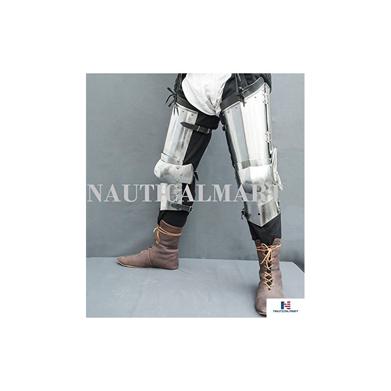 SCA Combat Leg Armor, Plate Legs, cuisses with poleyns