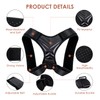 Wbbrbbr Posture Corrector Back Men Women Back Straightener Black L