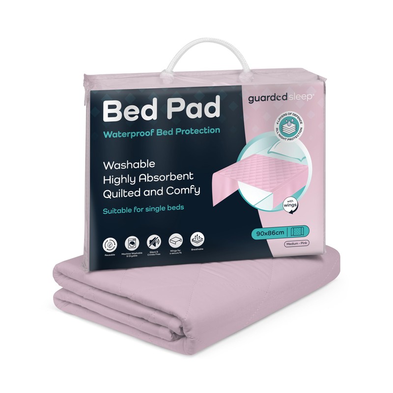 Guardedsleep potty training bed sheets, 100% waterproof bed pad for