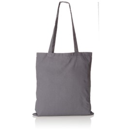 Westford Mill - Baumwoll-Tragetasche mit langen Henkeln One Size,Graphite Grey