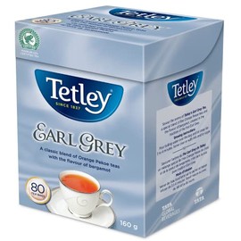 Tetley Té Earl Grey, 80 bolsitas de té, 160 g/5,6 oz, (importado de Canadá)