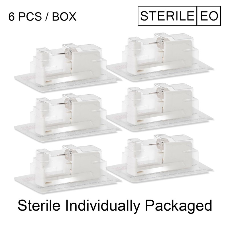 Piercer KIT Sterile Disposable Earring Maker Gun with Alcohol Swabs