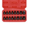 CASOMAN 16 Piece 3/8 Inch Drive Low Profile Impact Hex