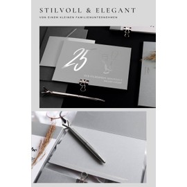 Joli Coon 25 To the Silver Wedding Anniversary with Envelope and Seal Sticker - Silver Wedding Card