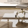 GLSLAND Irregular Tempered Glass Floor Mat - 36" x 48"