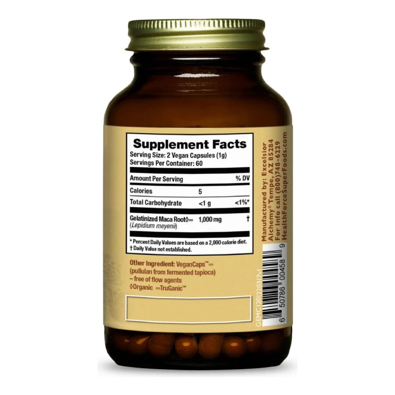 Healthforce Superfoods Maca Gelatinizada 120 Caps