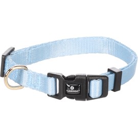 Flamingo Noekie Blue Collar - XS | 20-35 cm x 10 mm x 1 mm, Durable, Stylish and Elegant - For Small Dogs!
