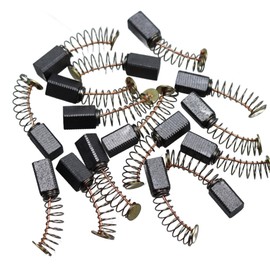 AUXBC 20Pcs Carbon Motor Brushes, 12mm x 8mm x 5mm Electric Tool Replacement Parts for Power Drills, Saws, Grinders, Vacuum Cleaners