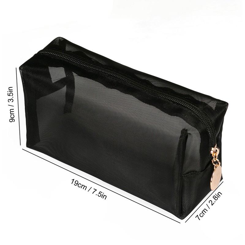3pcs Makeup Bag Set Leopard Print Large Capacity Portable Waterproof