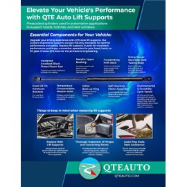 PM Auto Pair of 2 Rear Tailgate Lift Support for 2007-2017 Toyota Tundra