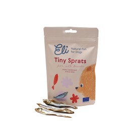 Eli Baltic Sprats 3 oz - Naturals Premium Dog Treats, Whole Fish Dental Treats, Rich in Protein & Omega 3, Grain Free, Single Ingredient, Hypoallergenic, Gluten Free, Air Dried Gently
