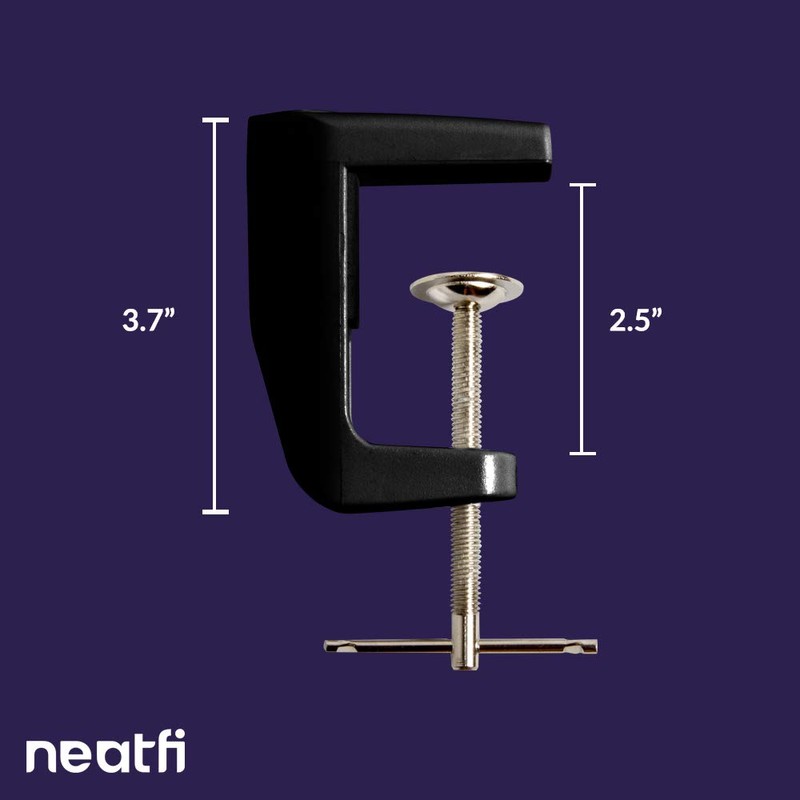 Neatfi Replacement Clamp, Adjustable Lamp Clamp with Screw - Fits