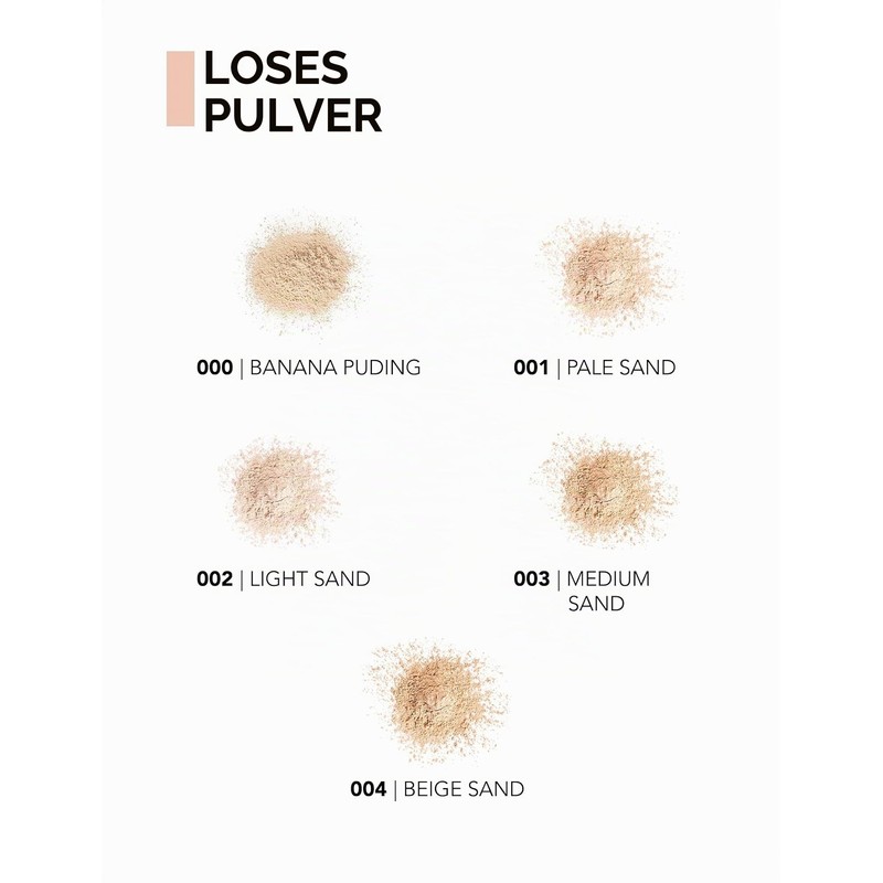 Flormar Matte Loose Powder 003 Medium Sand - Long Lasting