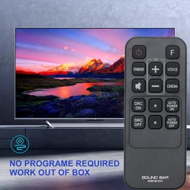 Replacement Remote Control for LG Sound Bar LAS260B LAS160B LAS454B 45A1-D