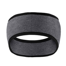 TOP HEADWEAR Men/Women Polar Fleece Ear Warmer Headband, Heather Charcoal