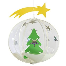 Wind Fairys Spinning Globes - Colorful Outdoor Hanging Décor (Christmas Tree)