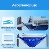 Air Conditioner Cleaning Cover Kit, Waterproof Wall Mounted Split Air