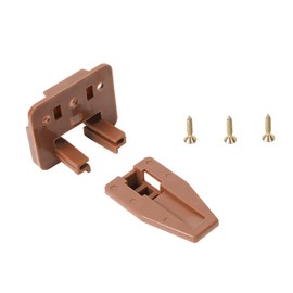 Molvyan Drawer Slides Guides Plastic 5 Pack Undermount Drawer Slides Stopper for Dresser Drawer Replacement Parts Drawer Rails Repair Kit