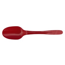 HOUKEN Industrial Disposable Plastic Spoons 6.3 inches (16 cm), Red, 100 Pieces, Bags H3470