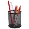 Q-Connect Pen Cup Metal Black (office Set) / Small Office