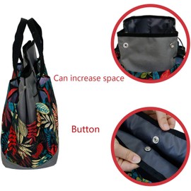 Namvo Garden Tools Storage Bag with Pockets, Durable Oxford Fabric Tote Bag, Gardening Kit for Women,Garden Tool Bag (Grey+ multicoloured)