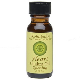 Chakra Aromatherapy Oil with Pure Essential Oils in Organic Jojoba Oil .5oz (Loving Heart Chakra)