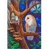 Craft Buddy Crystal Art CANJ-1 Owl and Fairy Tree, Crystal