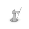 Half Orc Wizard Tabletop DND Gaming Miniature