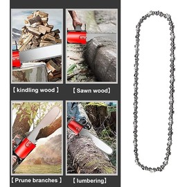 8 Inch Polesaw Chain for Sun Joe SWJ800E SWJ806E SWJ802E, 8" Replacement Chain for Greenworks 20102 (A), 20302, 20352, 20642, 4019 Pole Chain Saw for 9.5 in. Harbor Freight Portland 62896 68862