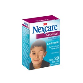 NEXCARE 3M Opticlude Parche Ocular Junior Sin Látex Color Marrón 20 piezas                                                                            