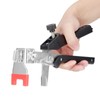 Tile Spacer Clip, Tile Leveling System, Reusable Wedge Floor/Wall Mount