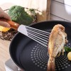 MEETOZ Stainless Fish Spatula, Nonstick Spatula Turner, Thin Slotted Spatula