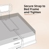 Adjustable Bed Rails Safety Bed Assist Rail for Adults Elderly
