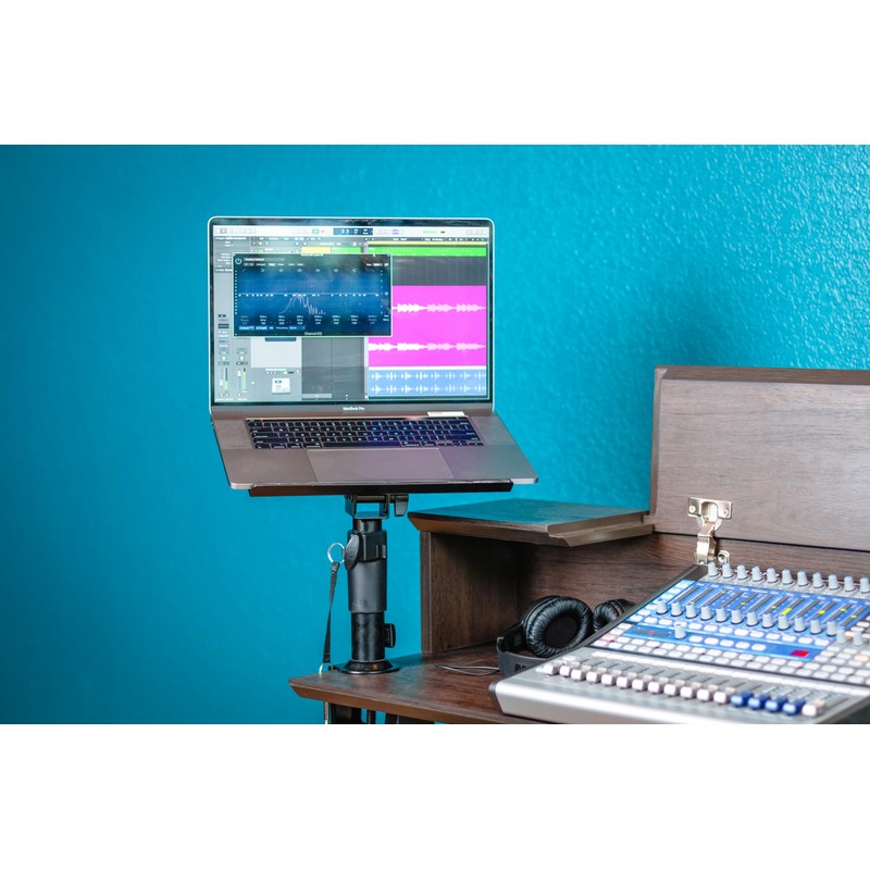 Gator Frameworks Desktop Clampable Universal Laptop Stand with Adjustable Height