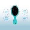 HARDLINE | Cepillo desenredante para cabello. Caja con 3 pzs