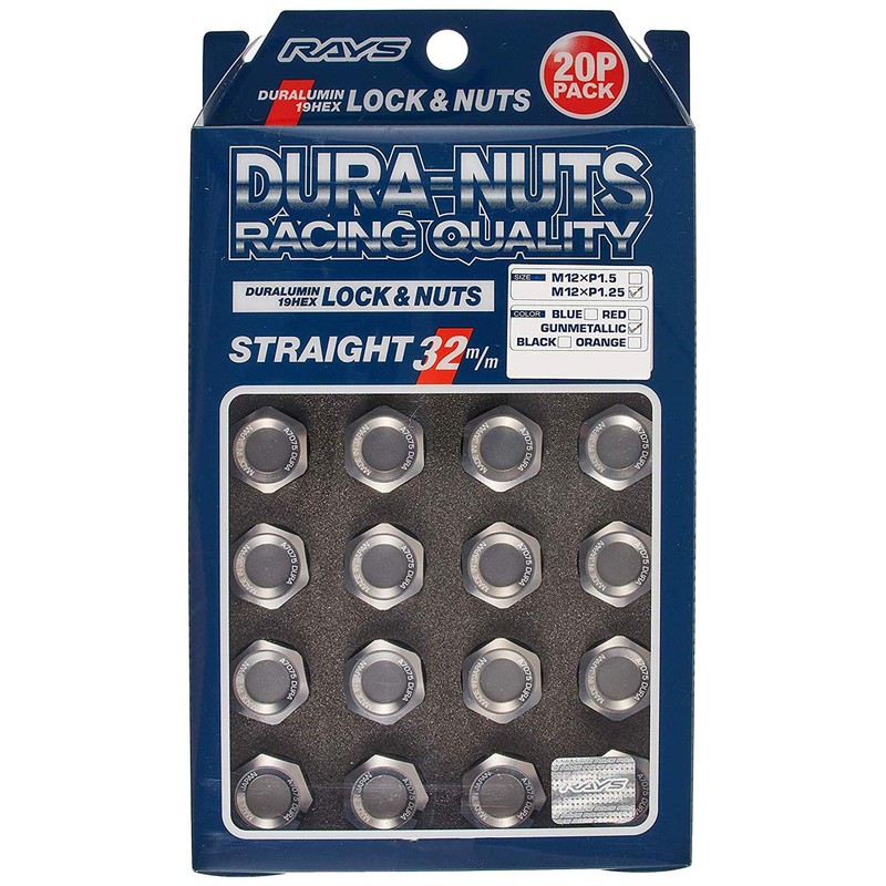RAYS 74020001109GM Duralumin Lock & Nut Set for L32 5H