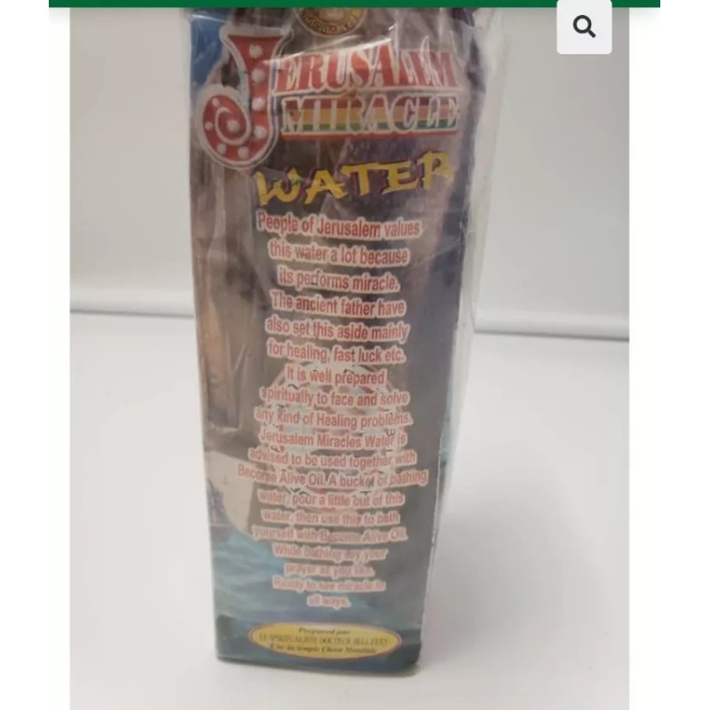 Jerusalem Spiritual Water