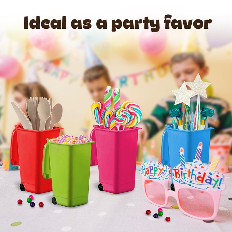 Hammont Mini Trash Can 6-Pack - Mini Trash Can for