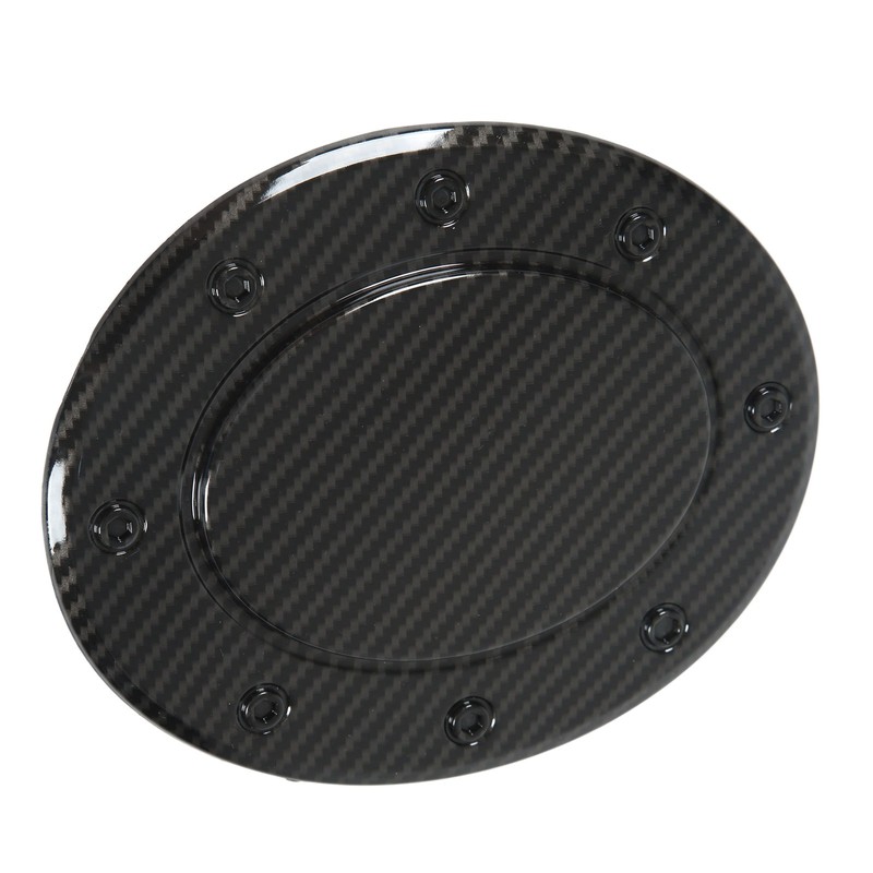 Gas Cap Cover Carbon Fiber Pattern Fuel Tank Door Cover