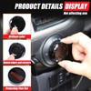 Moittellc Headlight Control Switch Knob Cover Trim Compatible with Nissan