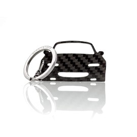 BlackStuff Carbon Fibre Keyring Compatible with MX-5 Na MK1 1989-1997 BS-643, Black
